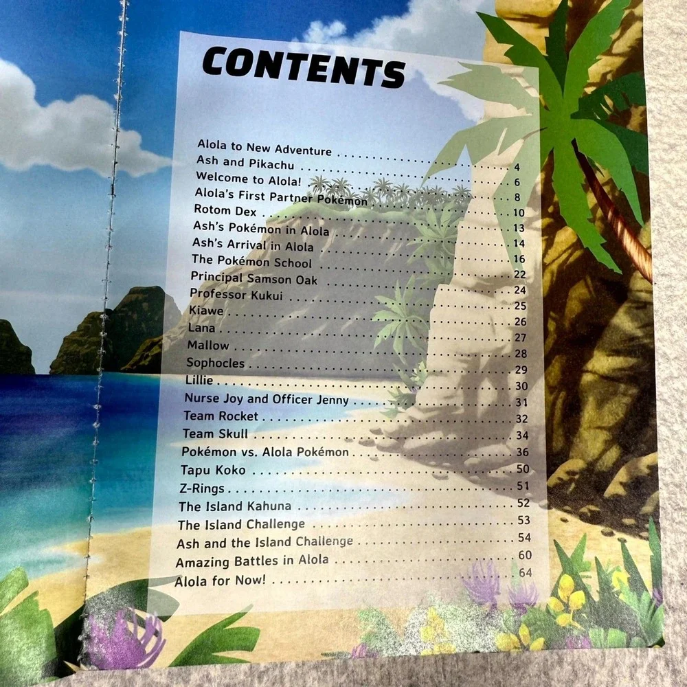 Pokemon‎ Alola Region Adventure Guide book bt Scholastic 2018